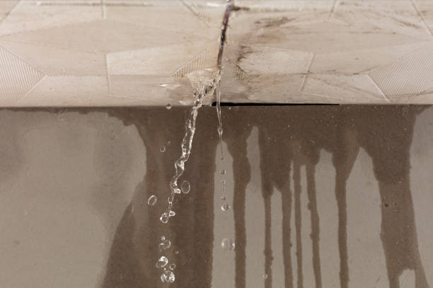Professional Burst Pipe Cleanup technician working in Parker, AZ